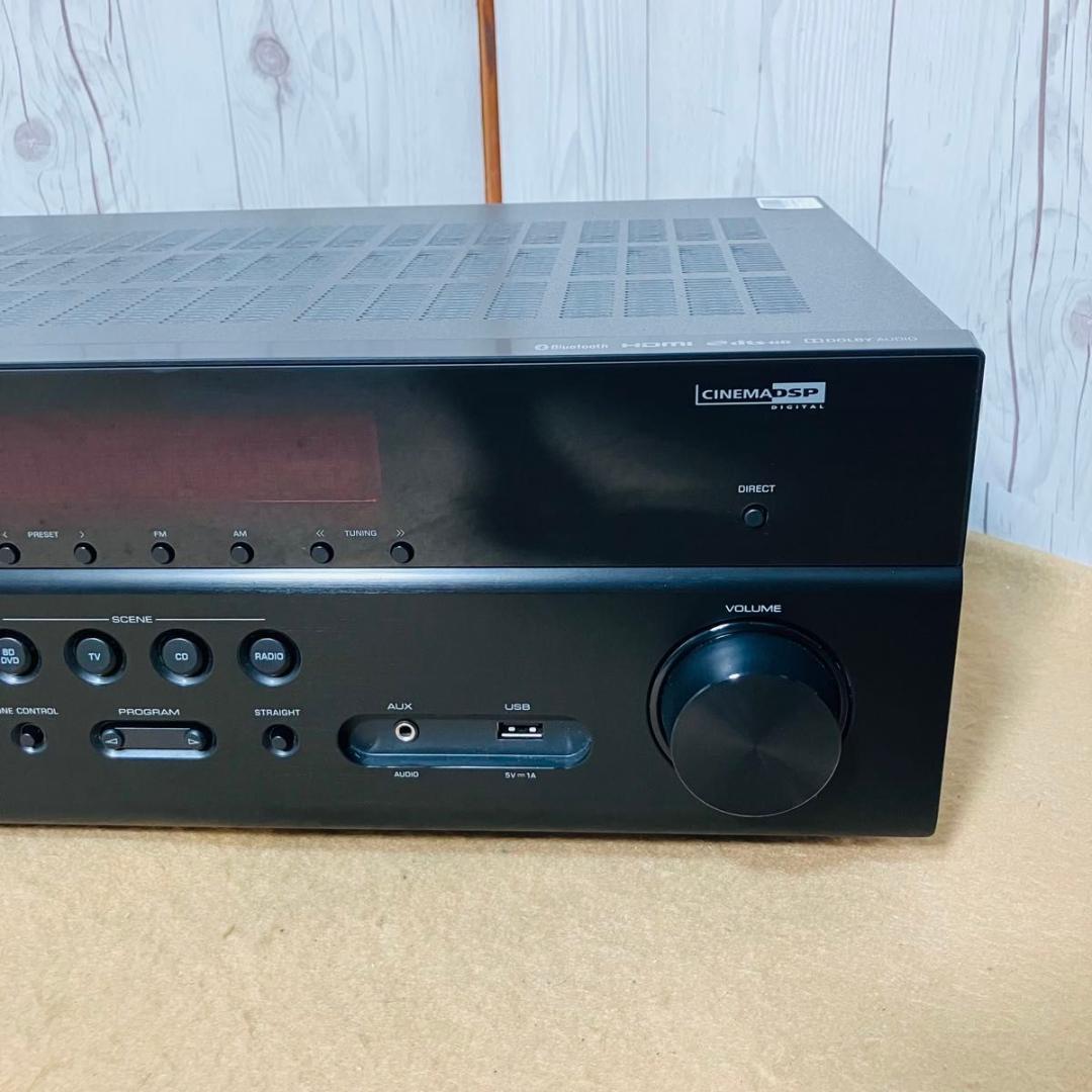極美品 YAMAHA AVレシーバー RX-V385 ブラック ヤマハ 外箱付き