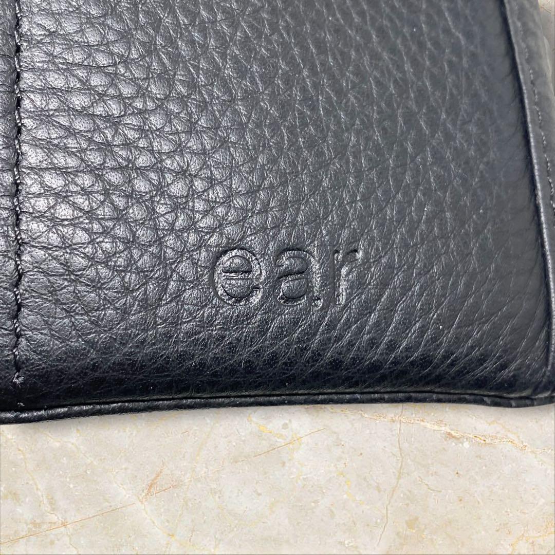ear PAPILLONNER イアパピヨネ 財布 がま口 ブラック イア 黒