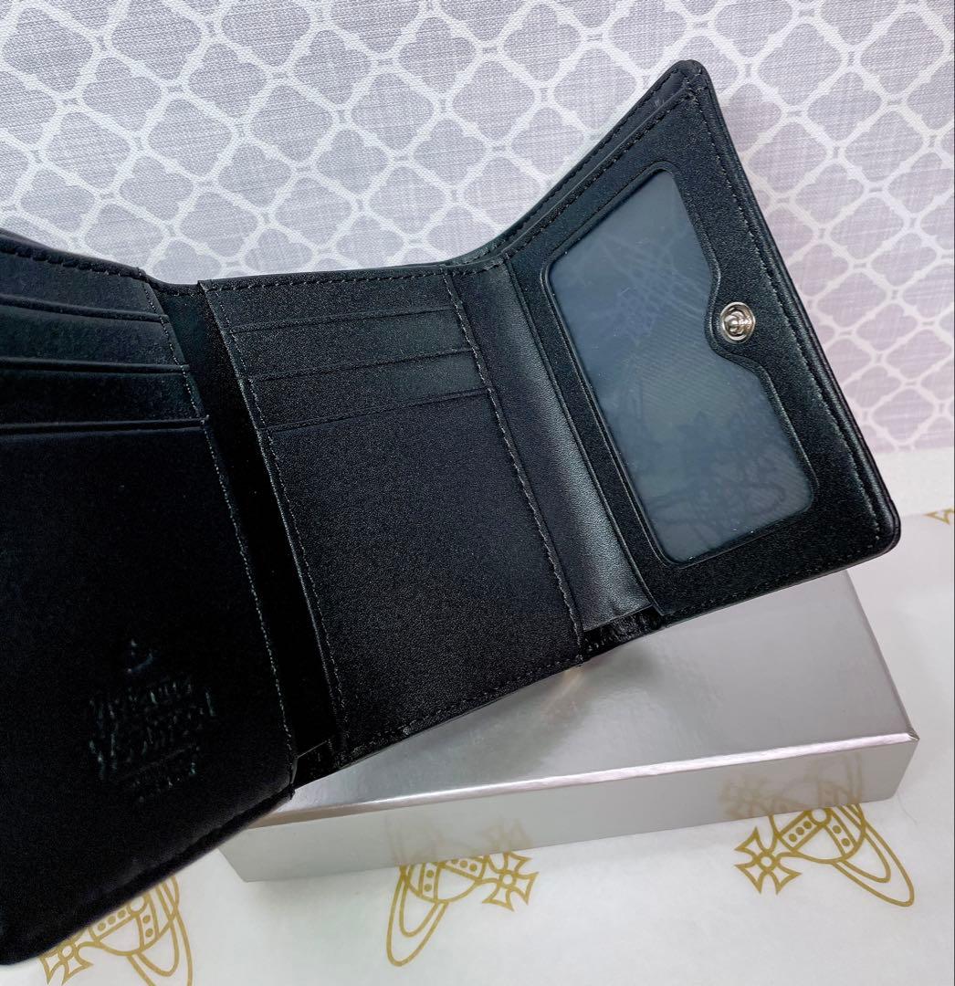 【新作✩内柄も素敵】Vivienne Westwood 三つ折り財布 マット