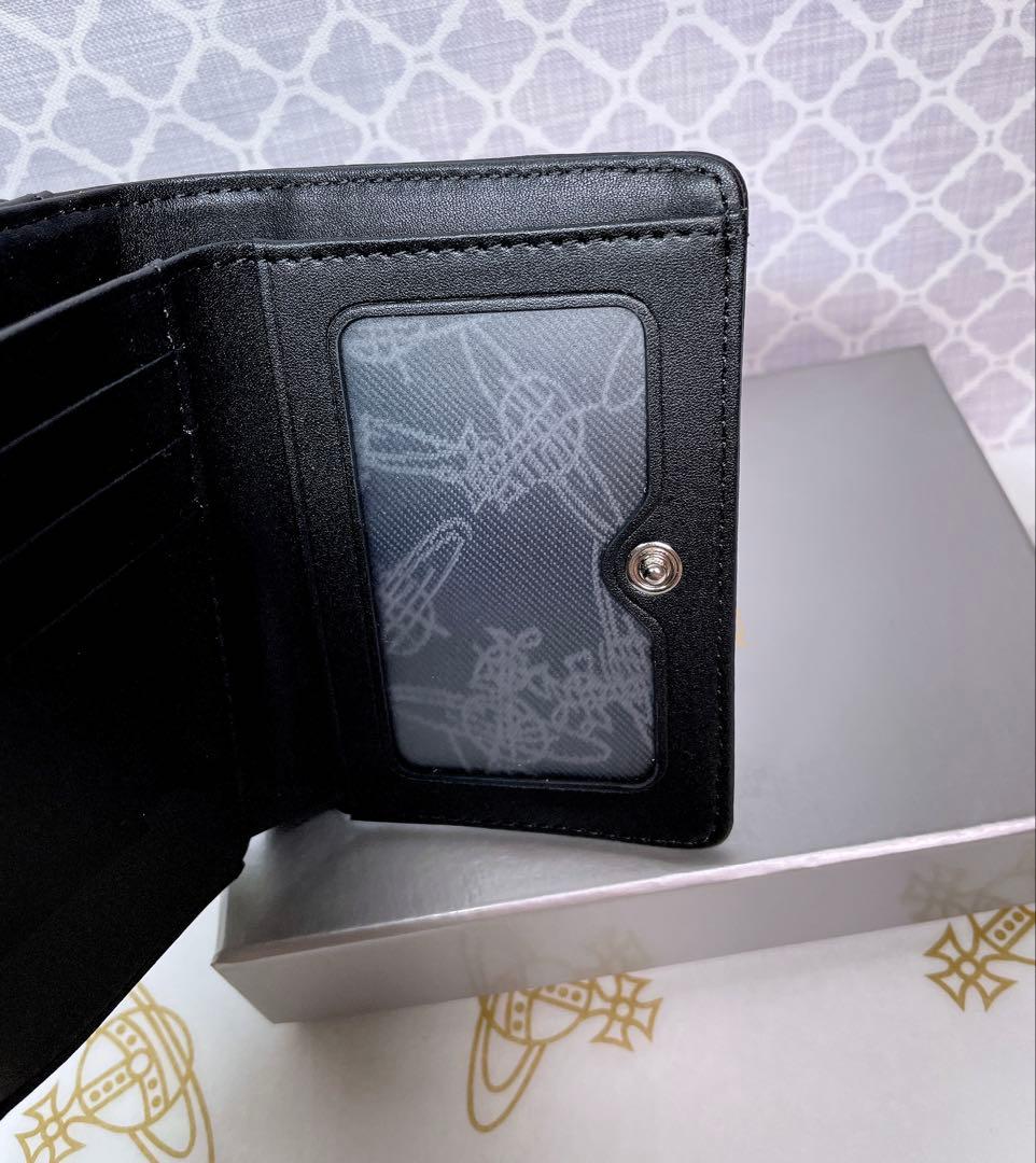 【新作✩内柄も素敵】Vivienne Westwood 三つ折り財布 マット