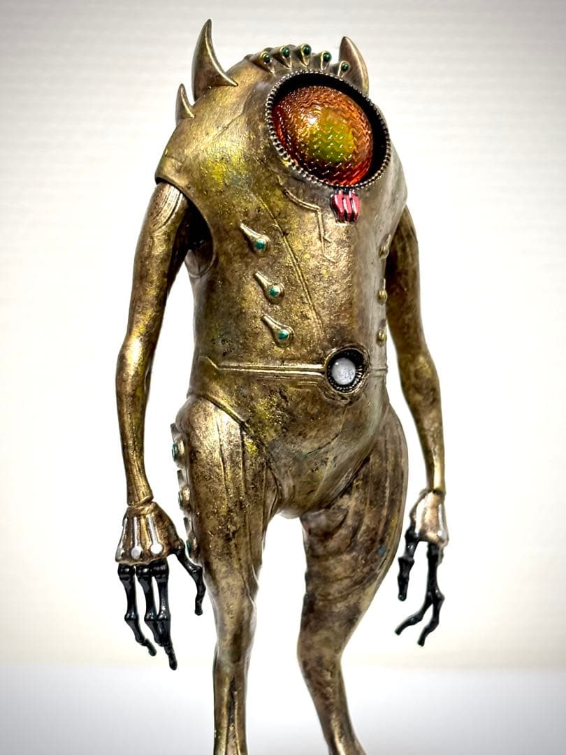 【キムチチャーハン】PLAMAX 甲府事件の宇宙人　金銀セット　完成品