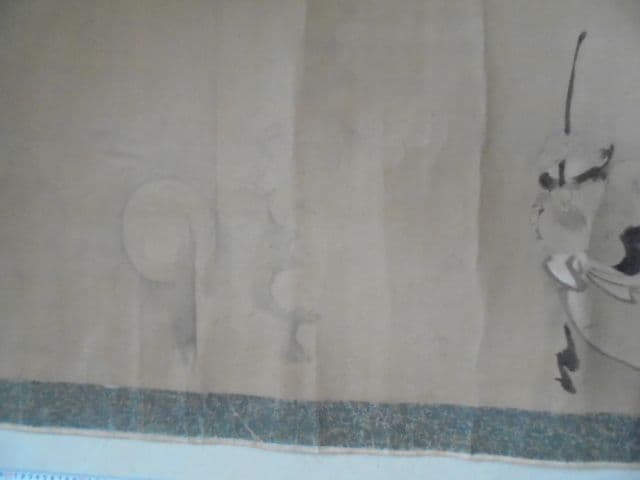 AKa7066　狩野周信　肉筆　掛軸