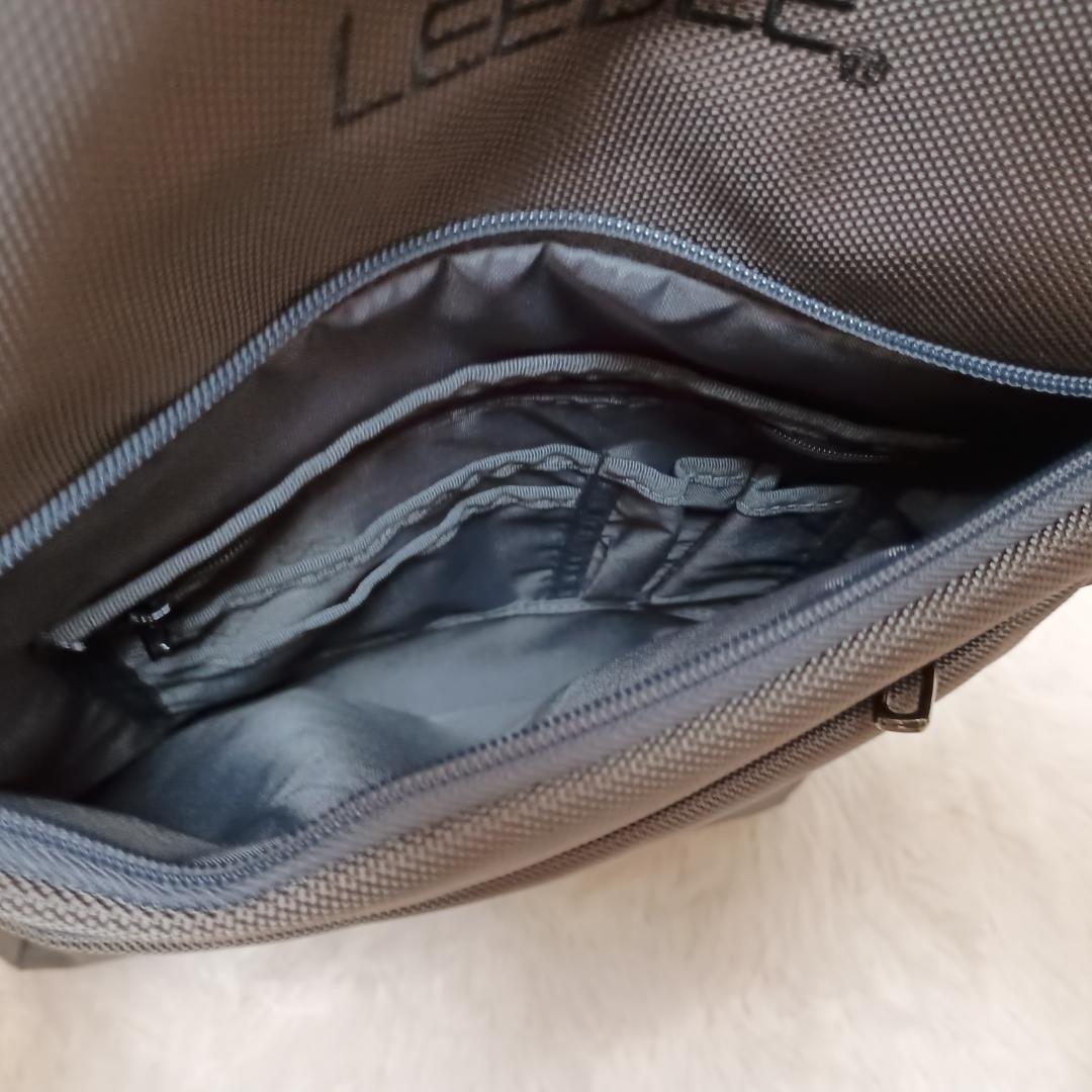 LeeDee 2way静音キャリーバッグ グレー 機内持込みサイズ キャスター付