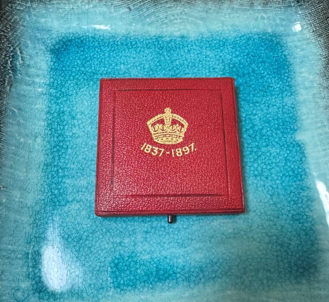 1897 イギリス ヴィクトリア ダイアモンド ジュビリー 大型 銀 メダル