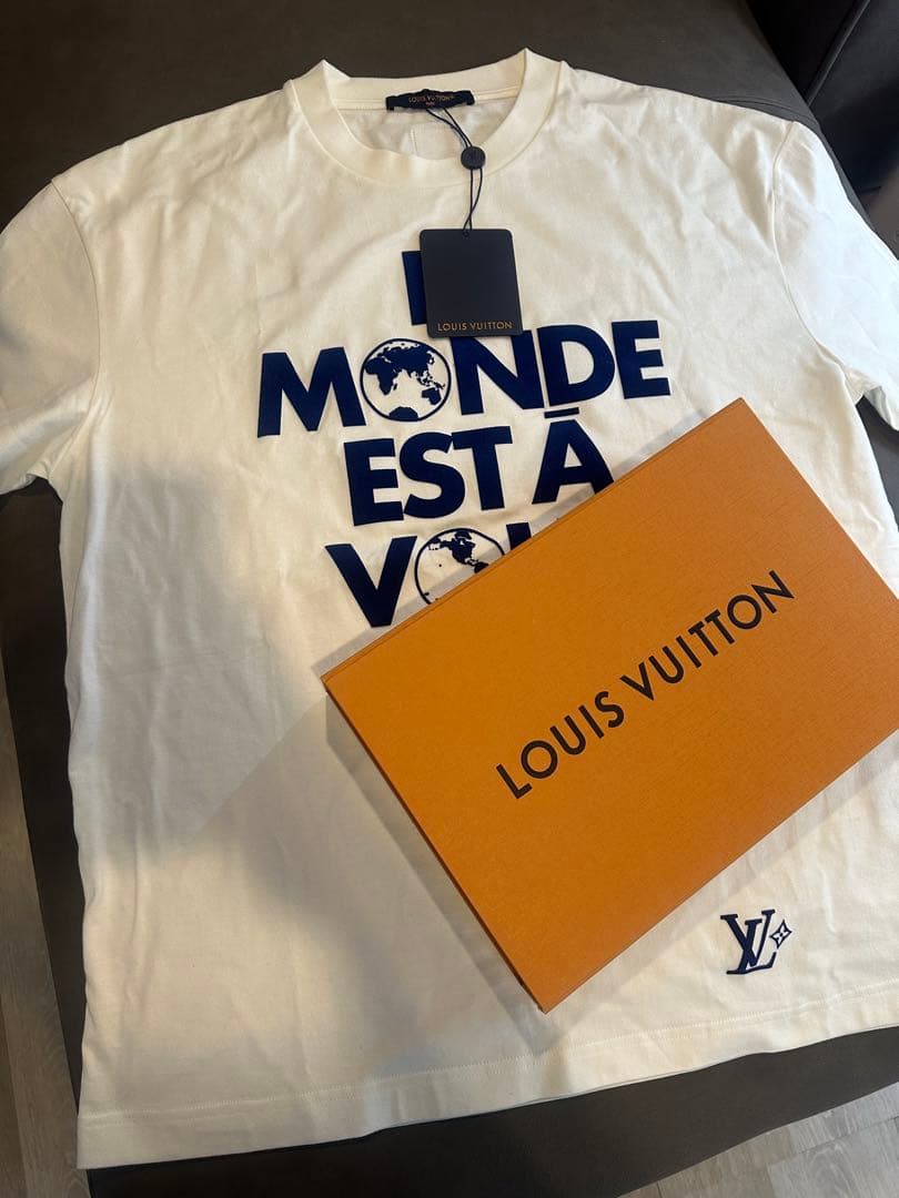 25SS！未使用タグ付き［ルイヴィトン］グラフィック　コットン Tシャツ　LV