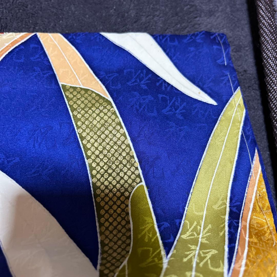 新品　ほぼ美品　袷　正絹　振袖　友禅　フルセット　7点　身丈163 裄丈69