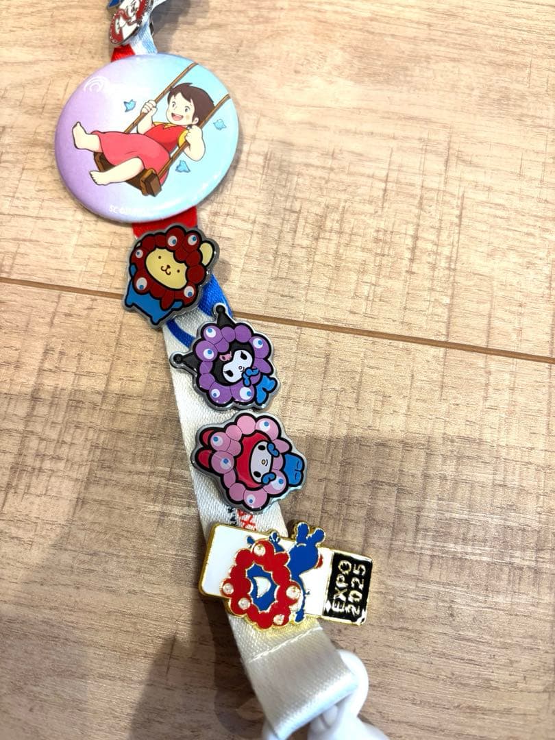 大阪万博2025 EXPO サンリオ、ミャクミャク、パビリオンピンバッジセット