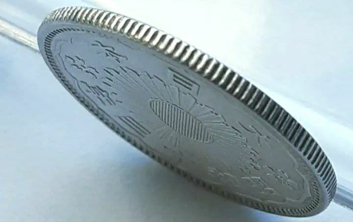 【大特年/極美品】昭和13年 小型(鳳凰)50銭銀貨