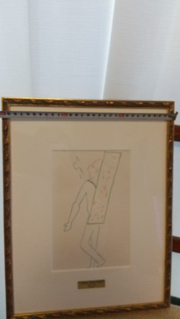 ジャン・コクトー リトグラフ フレーム付き