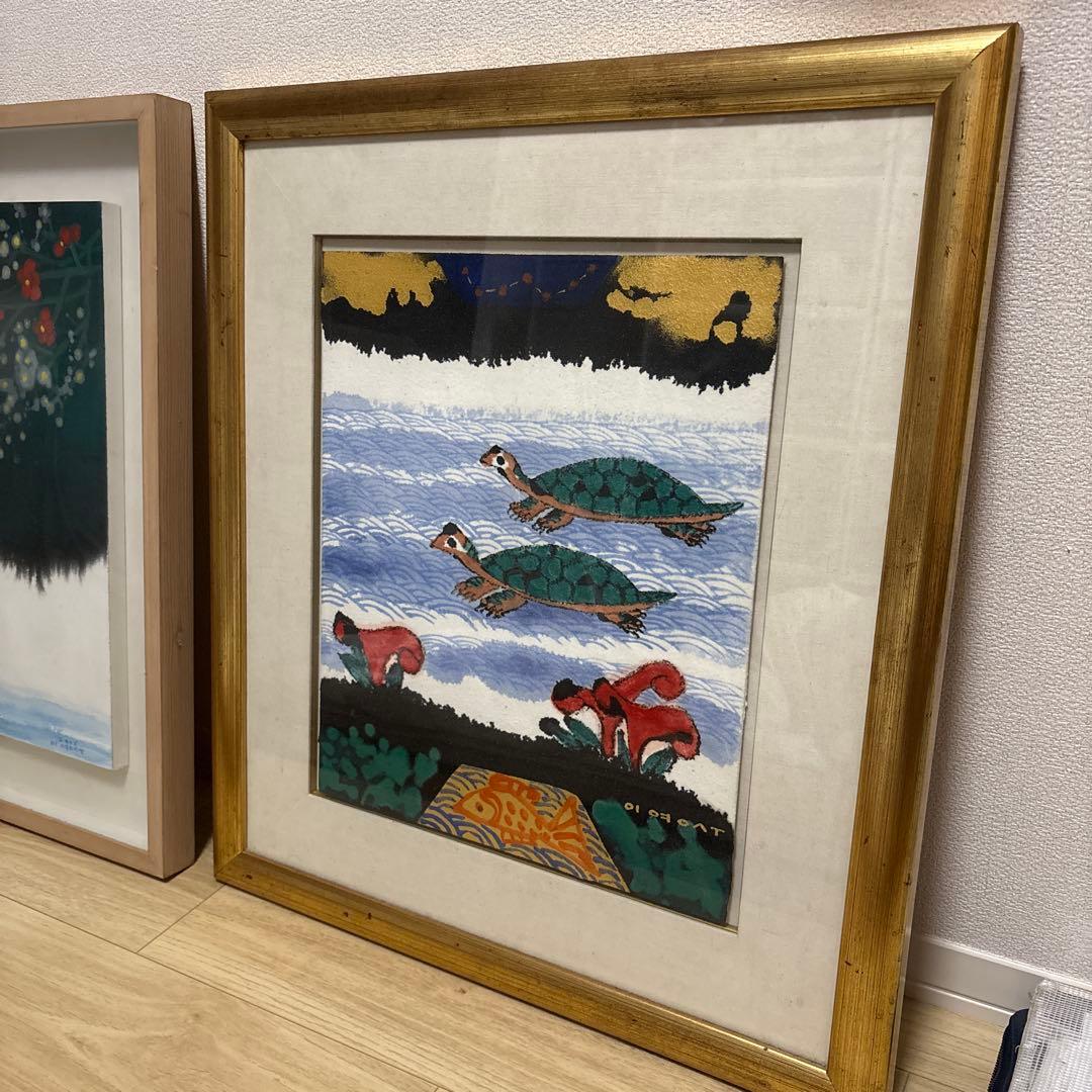 絵画　韓国　リ.ヨンス画伯　Lee Youngsu 韓国現代アート