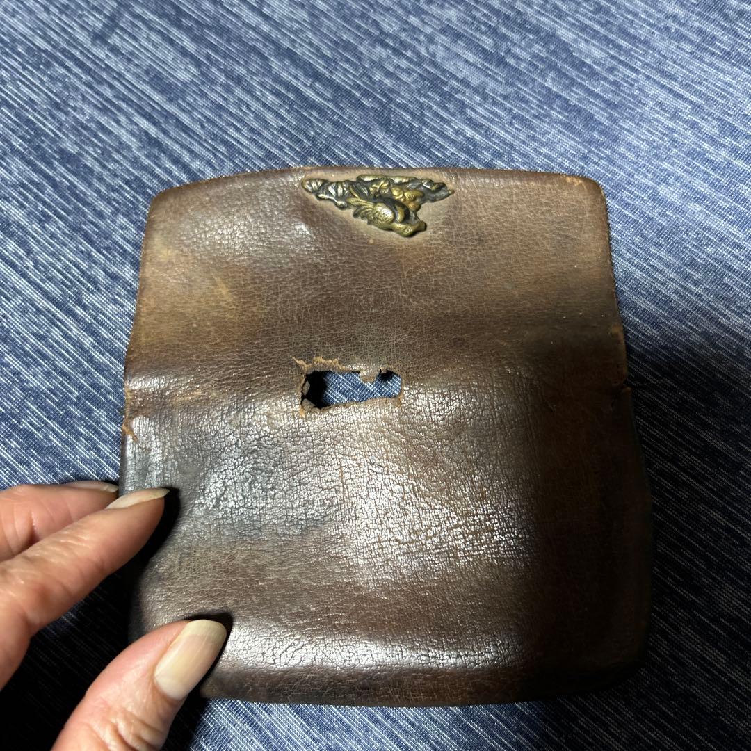 煙管入れ　タバコ入れ　骨董　時代物　アンティーク　工芸品