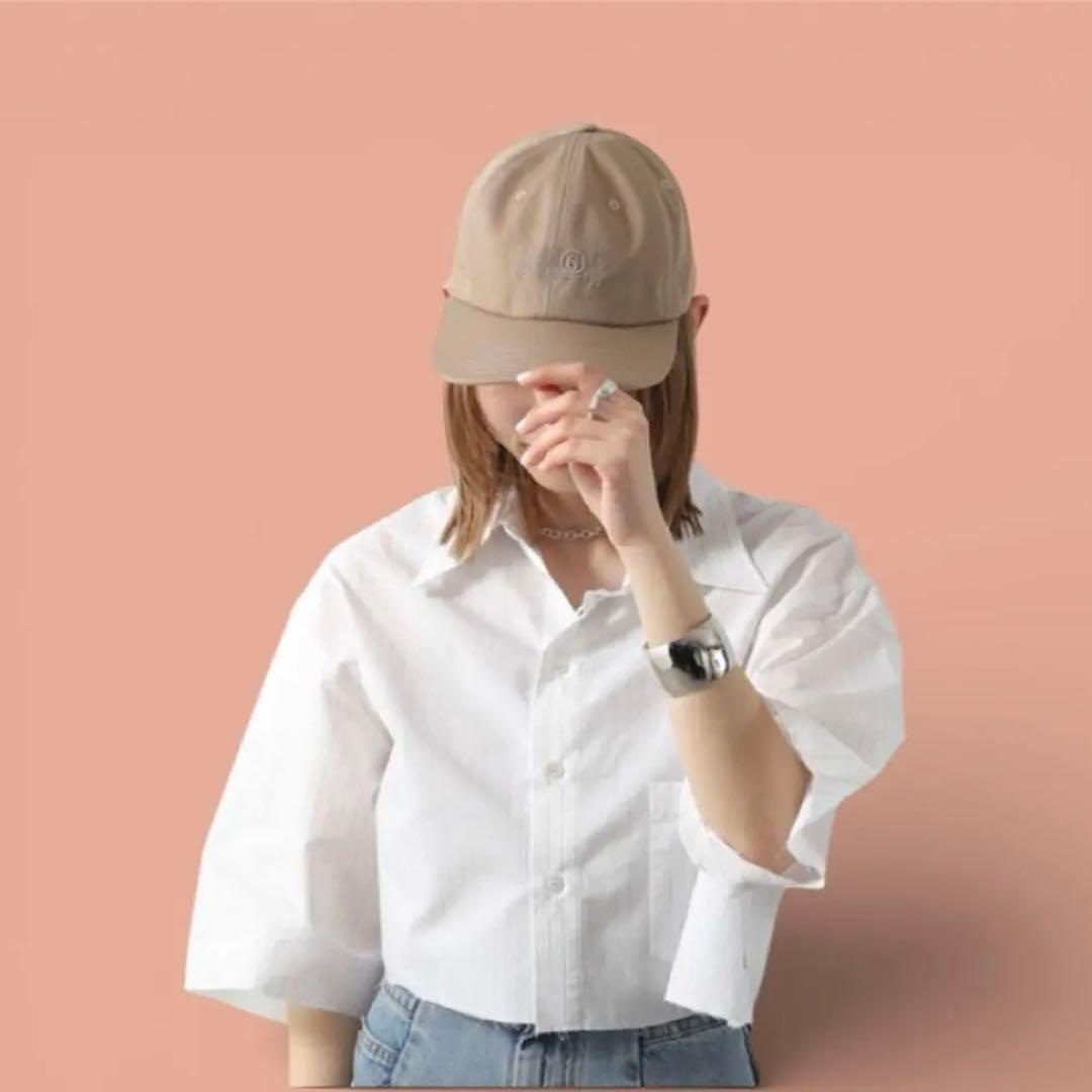 マルジェラ◾️ベースボールキャップ　ベージュ