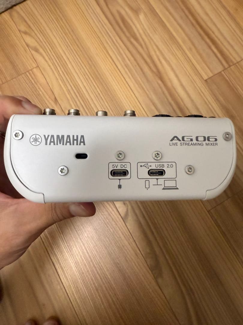 YAMAHA AG06 MK2ミキシングコンソール