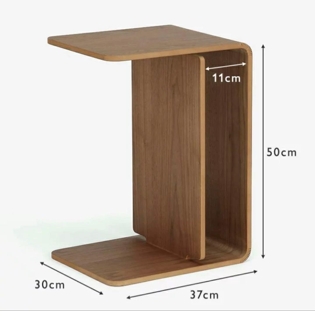 KEYUCAクワミサイドテーブル コの字型サイドテーブル