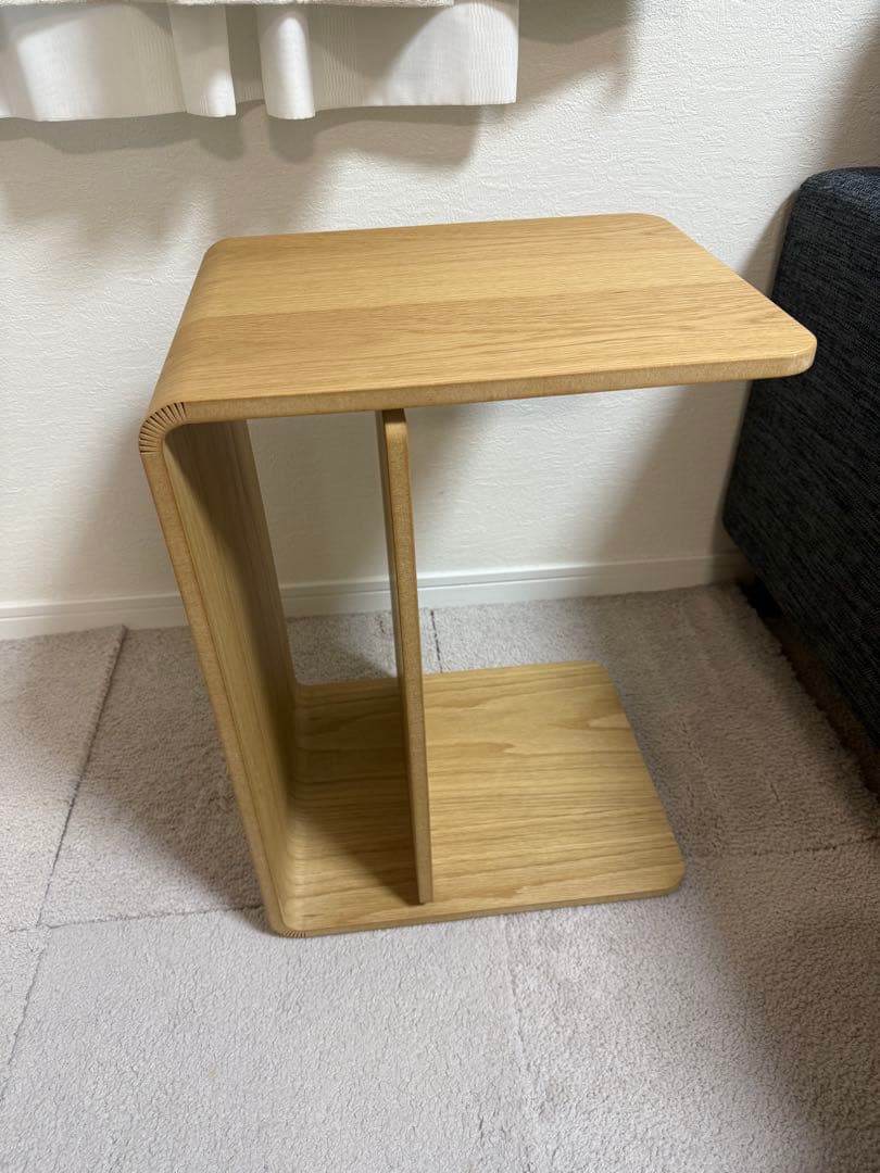 KEYUCAクワミサイドテーブル コの字型サイドテーブル