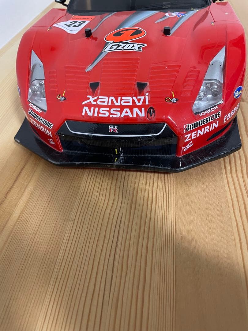 タミヤTT-01 NISSAN XANAVI NISMO GT-R LED付き