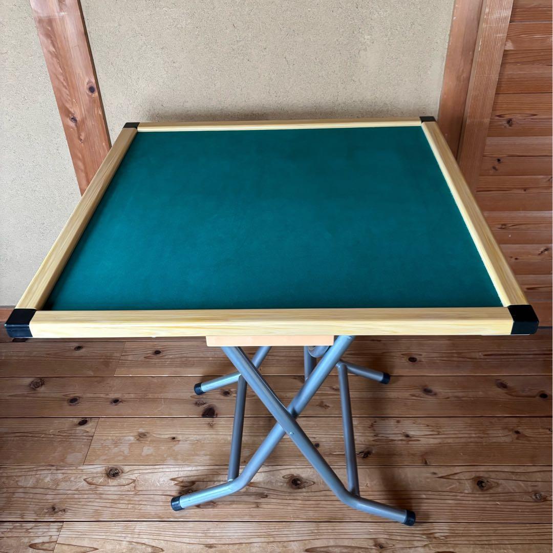 折りたたみ式手打ち麻雀立卓　引き出し付き