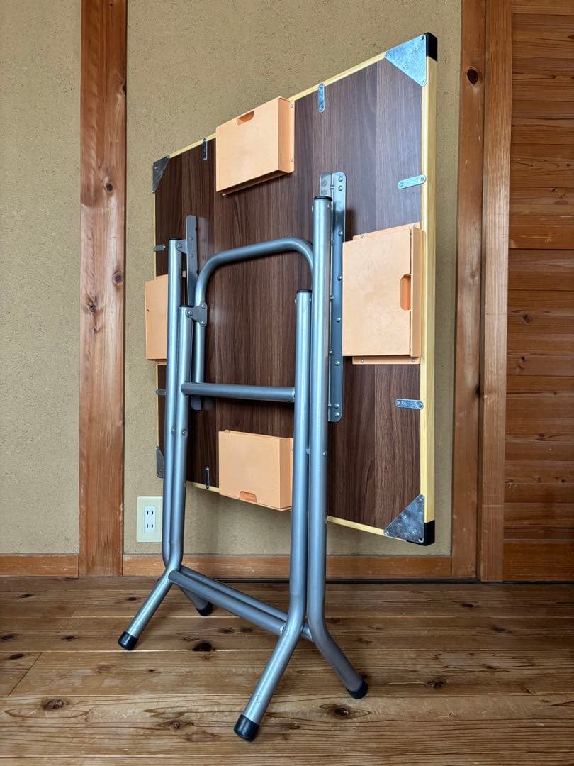 折りたたみ式手打ち麻雀立卓　引き出し付き