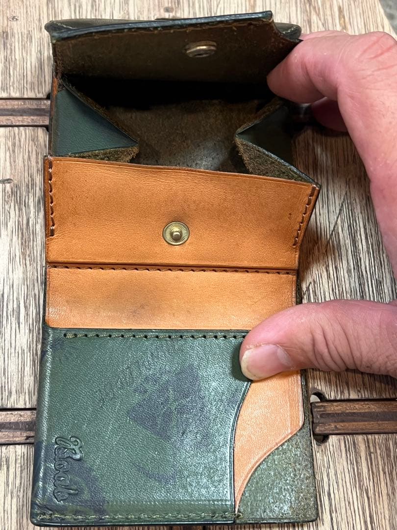 GRINDLODGE×Boab leather works 生刷り財布