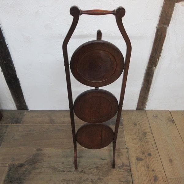 イギリス アンティーク 家具 ケーキスタンド プランツスタンド 英国 6887d