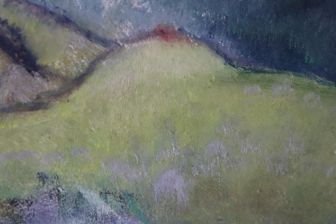 真作保証 和気史郎 「横たわる裸婦」 肉筆12号 1977年 スピリチャル画家