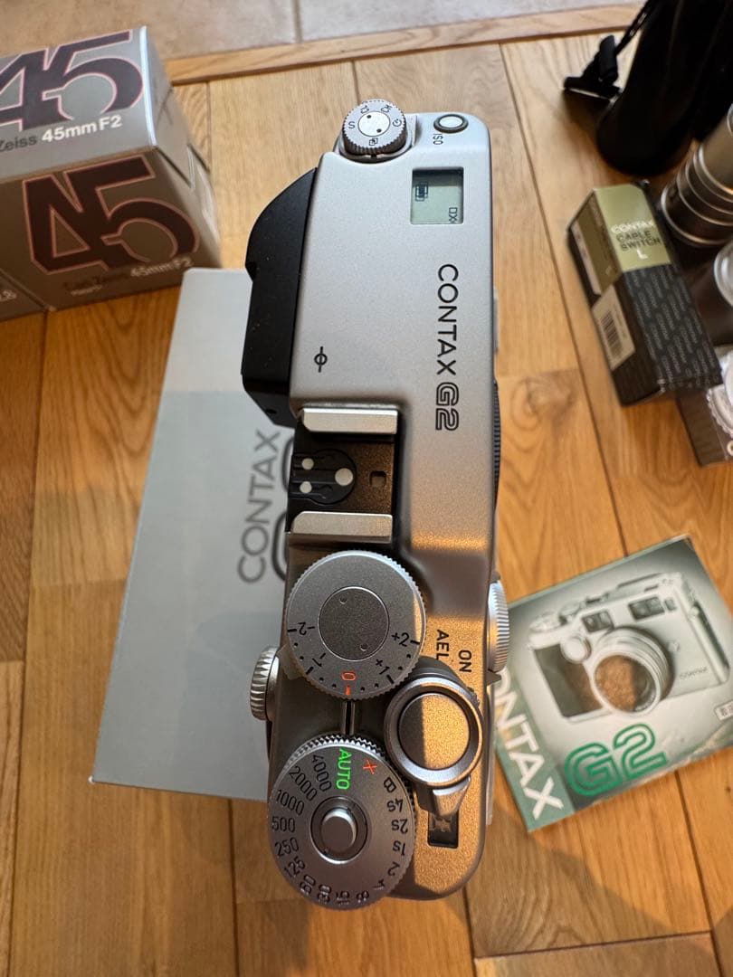 CONTAX G2 AFレンジファインダーカメラ レンズ4本、ストロボ、レリーズ