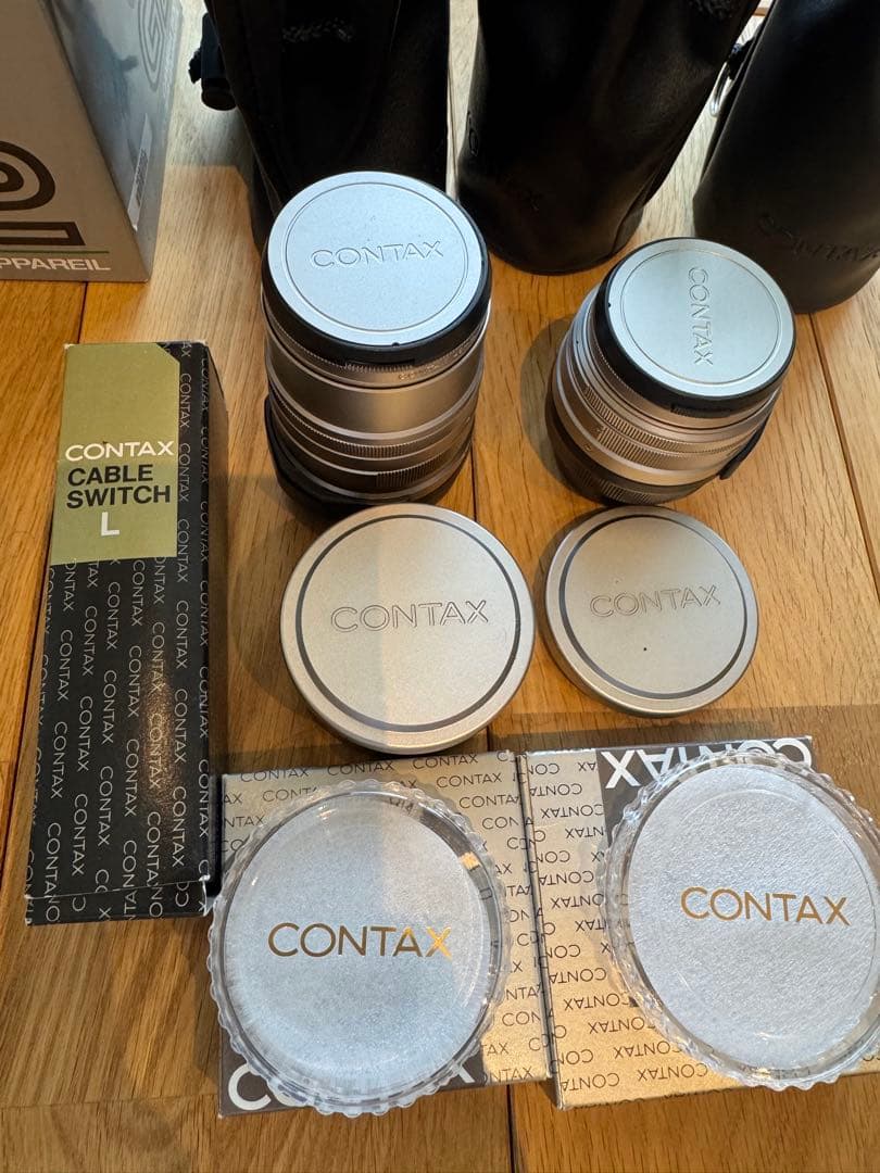 CONTAX G2 AFレンジファインダーカメラ レンズ4本、ストロボ、レリーズ