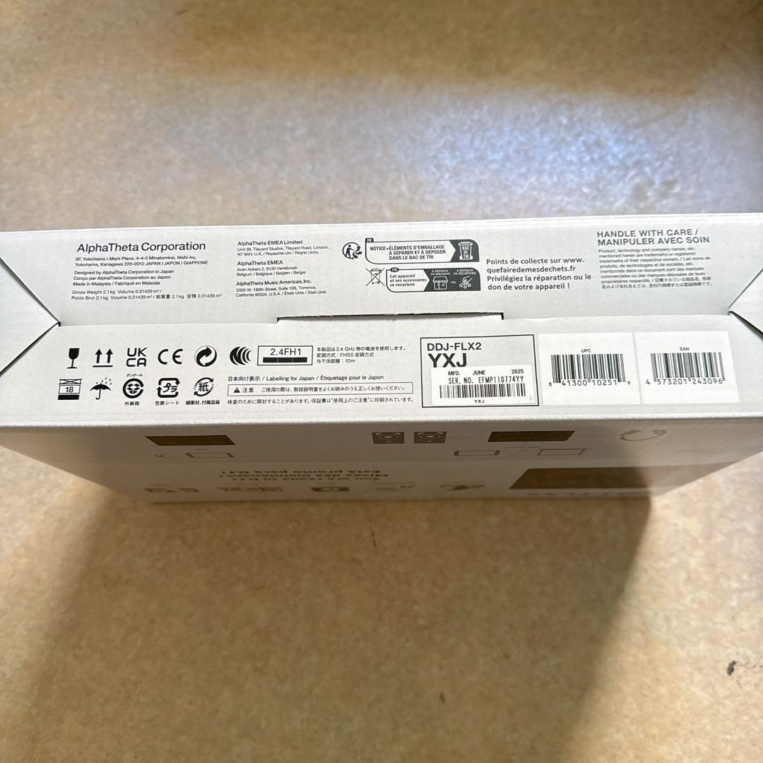 Pioneer DJ AlphaTheta DDJ-FLX2 コンパクト2チャン