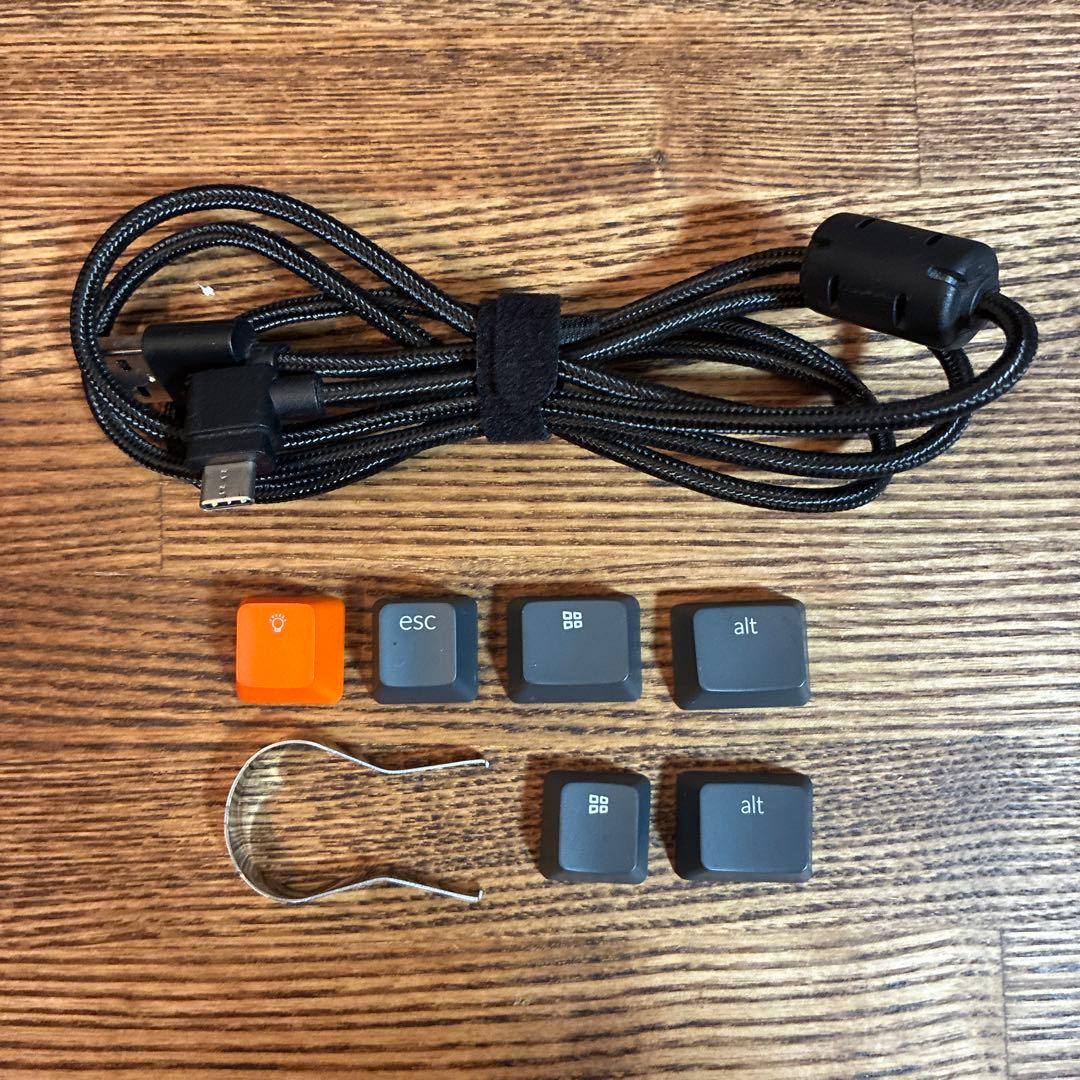 keychron K8 日本語配列 茶軸 White LED 樹脂フレーム