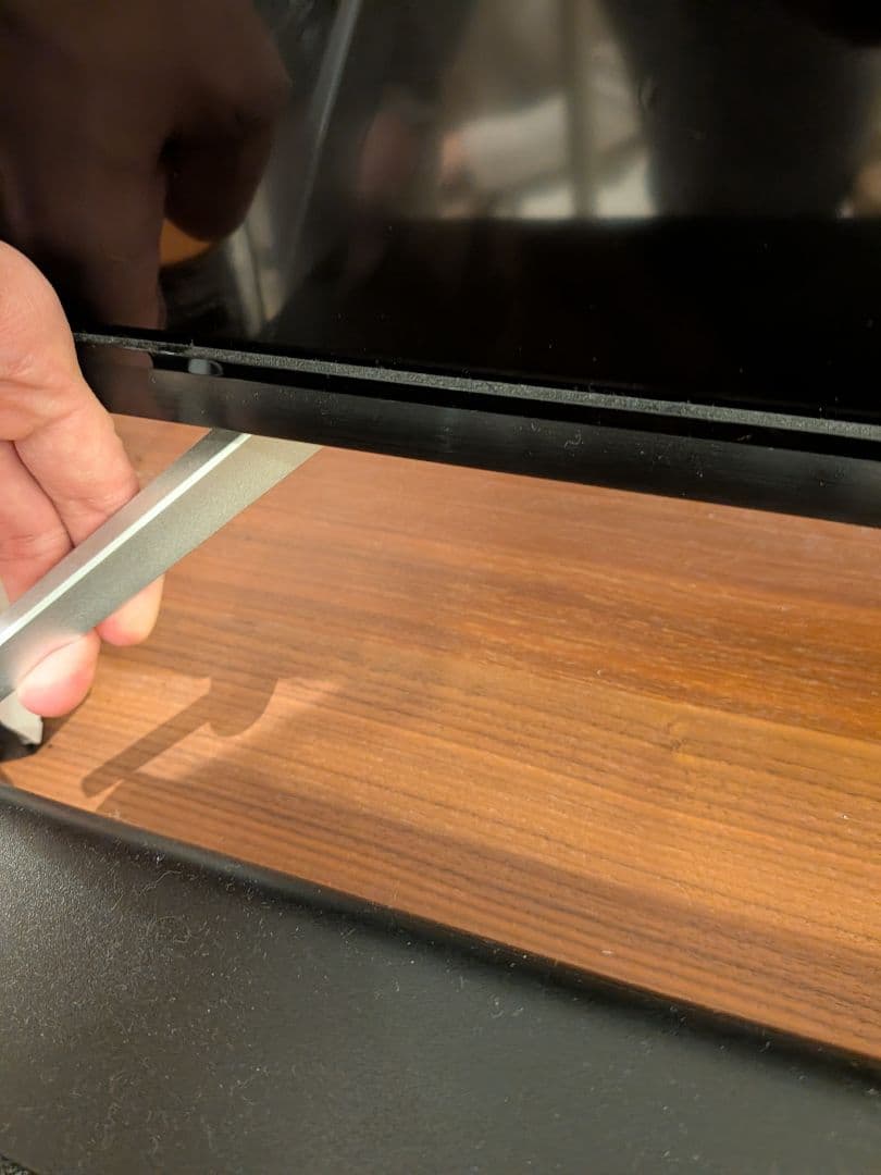 【IKEA/組み立て済】テレビ台ウォールナット 160×40×50cm