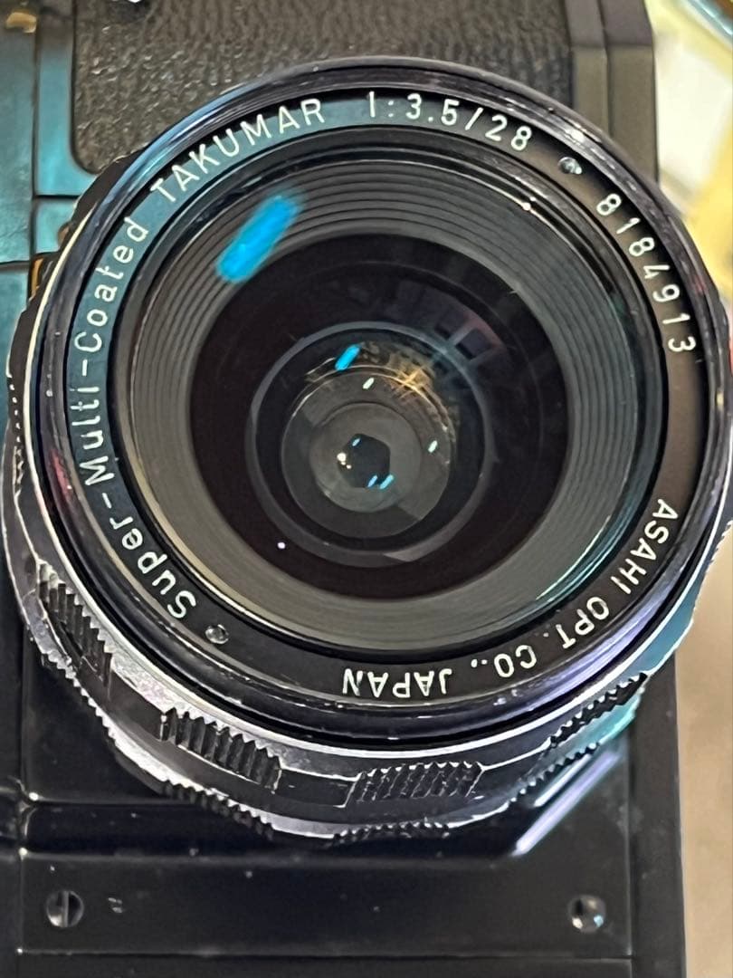 PENTAX SV ブラック + SMC TAKUMAR 28mmF3.5 緑窓