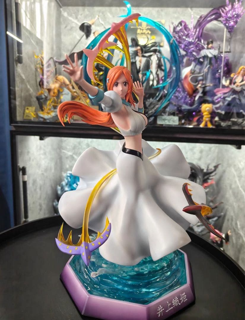 BLEACH 黒衣少年図 井上織姫 ガレージキット スタチュー③