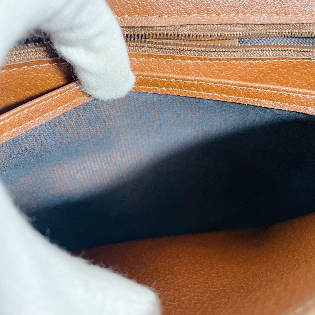 美品　ロンシャン　オールレザー　本革　2way ハンドバッグ　ゴールドロゴ