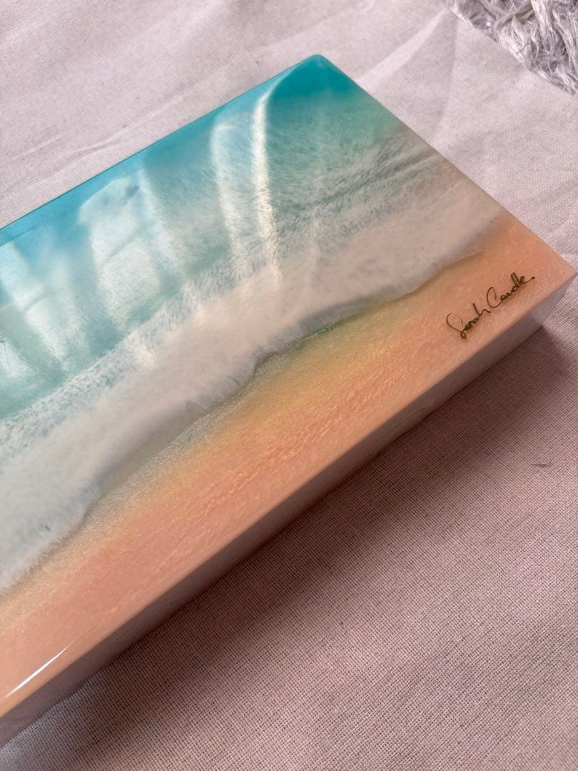 Sarah Candele ビーチ風景 レジンアート