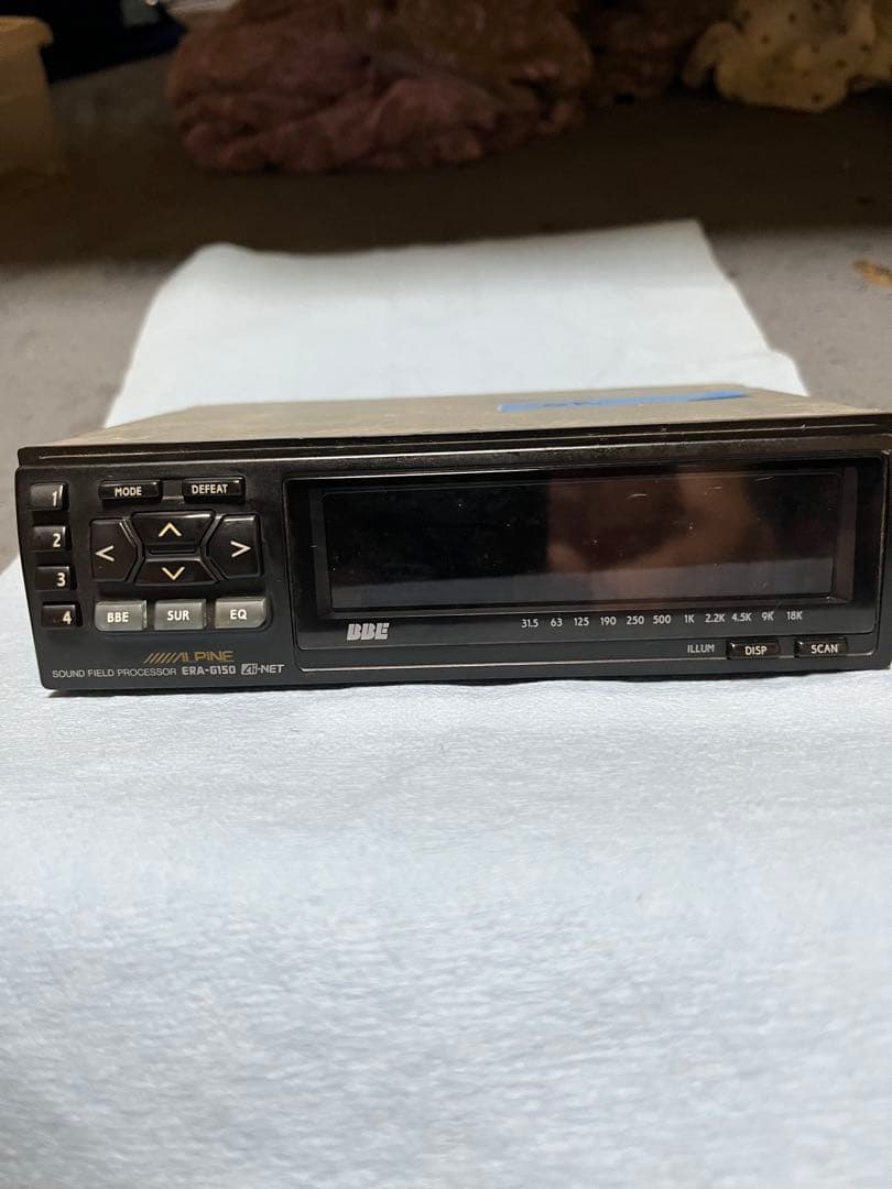 アルパインERA-G150グラヒィックイコライザー全て動作確認