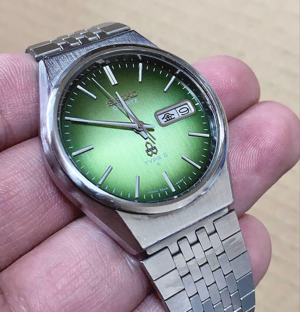 SEIKO TYPEII 緑文字盤1977 デイデイト