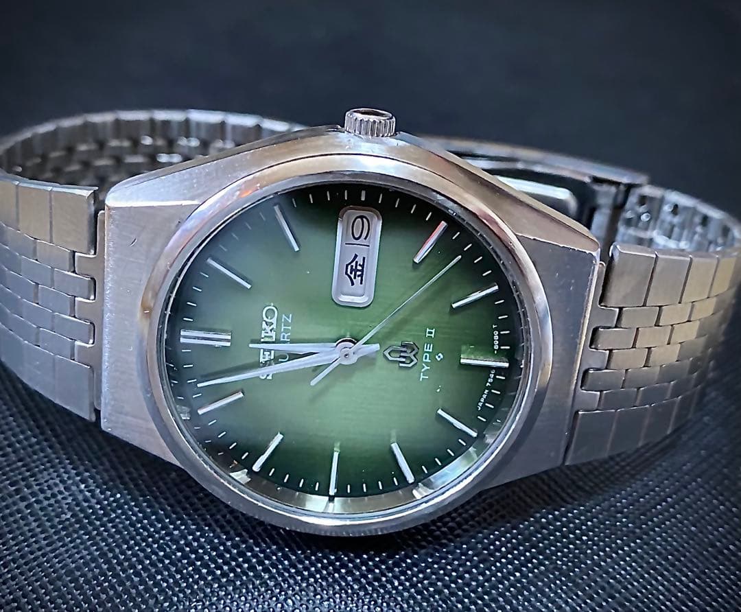 SEIKO TYPEII 緑文字盤1977 デイデイト