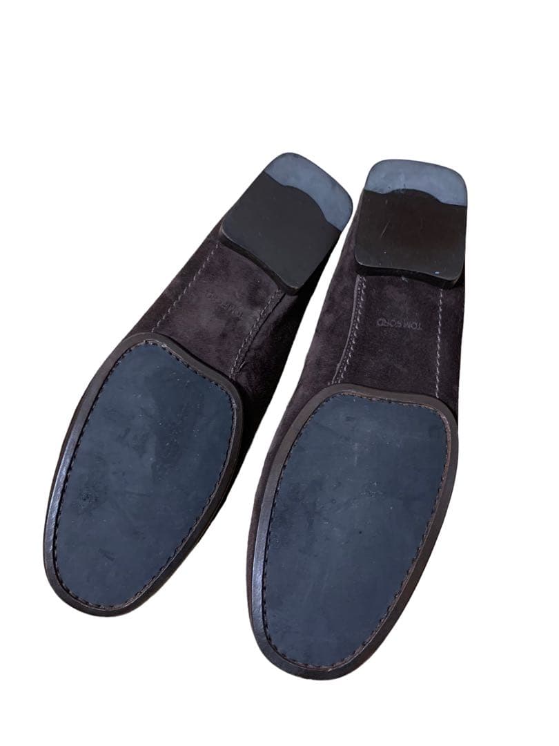 TOM FORD スエード タッセルローファー モカシン ブラウン サイズ7