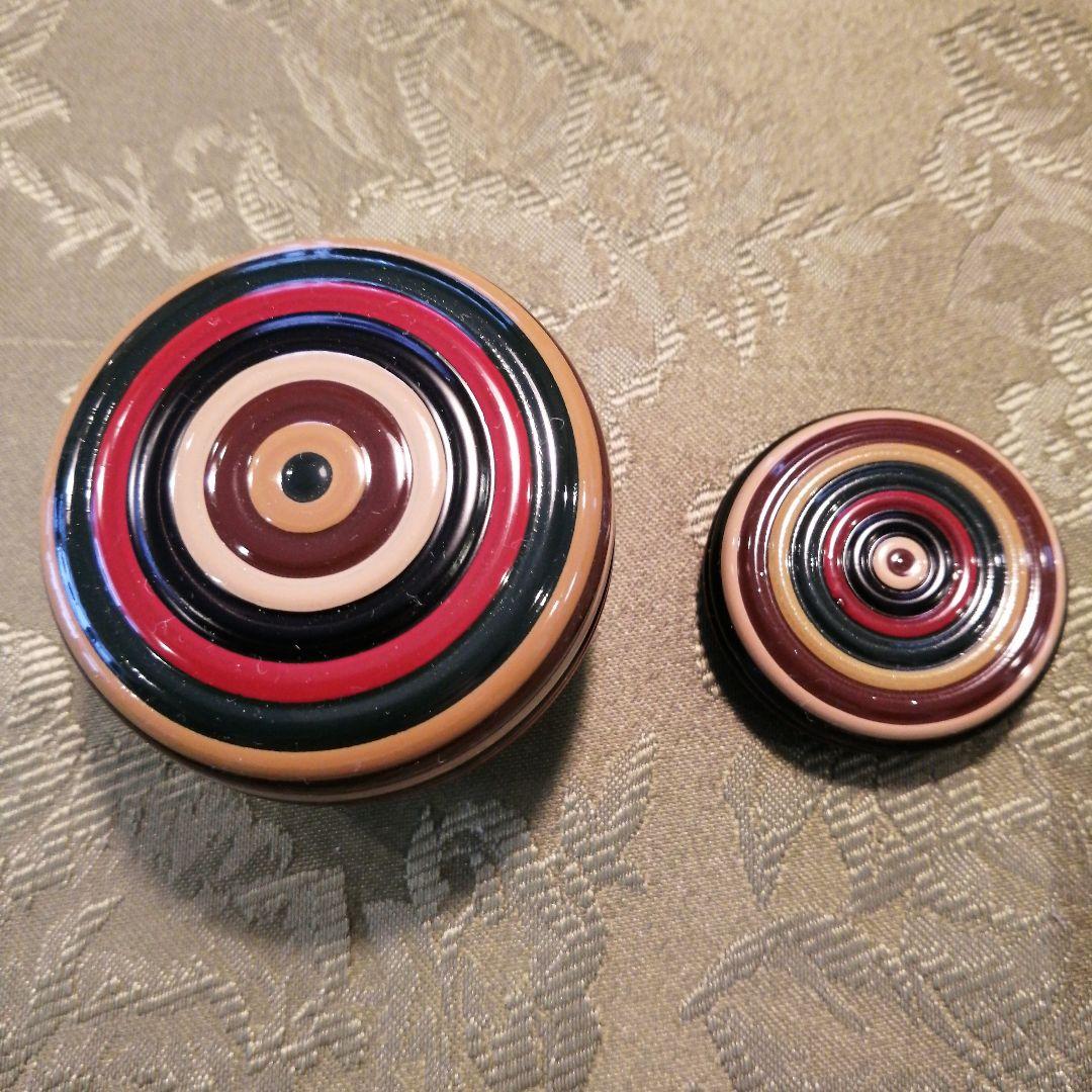 木製茶箱と金彩茶碗セット