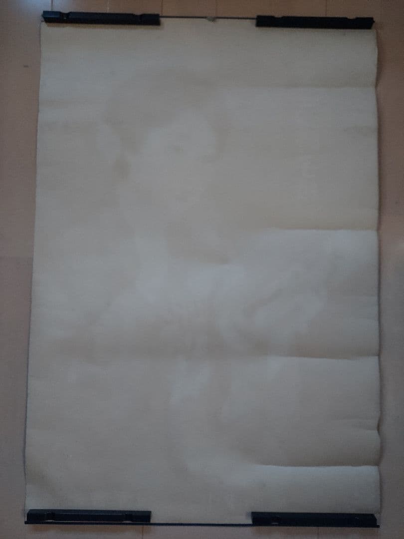 ★戦前ポスター『マニラ障子紙 美人 レトロ広告』当時物/サイズ約90.5×61㎝