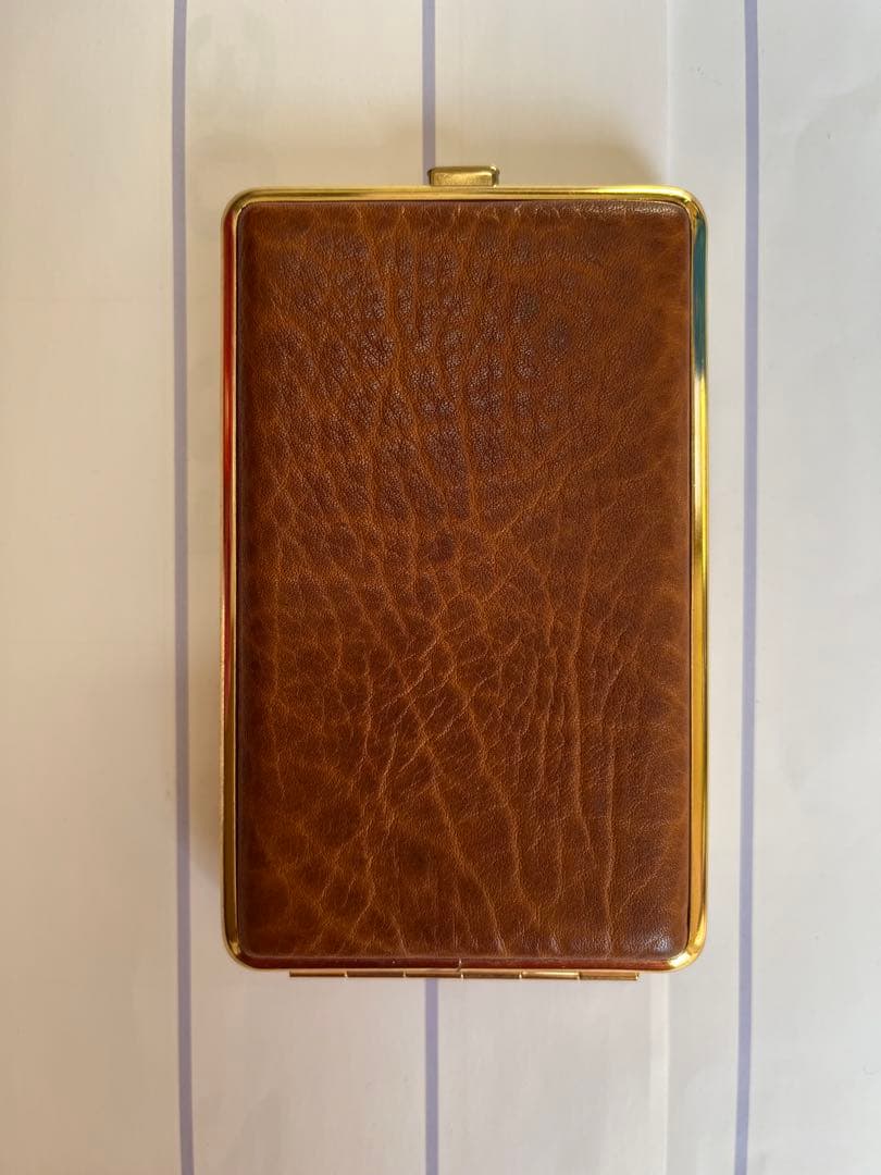 ⭐️【未使用】ゴールド ファイル 本皮 シガレット ケース カラチオラ 西ドイツ製