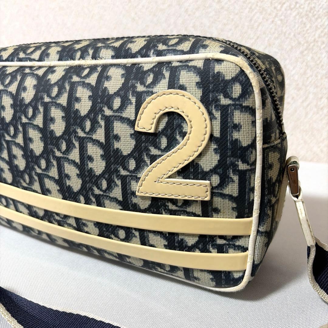 Christian Dior ディオール トロッター柄 ナンバー2 ショルダー