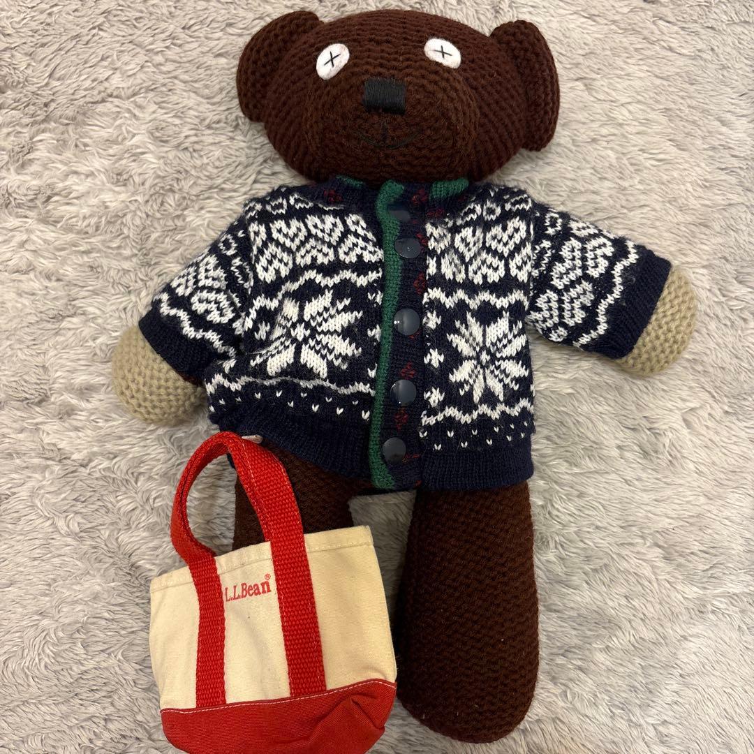 【希少】ミスタービーン　テディベア L.L.Bean コラボ　シリアルNo.入り