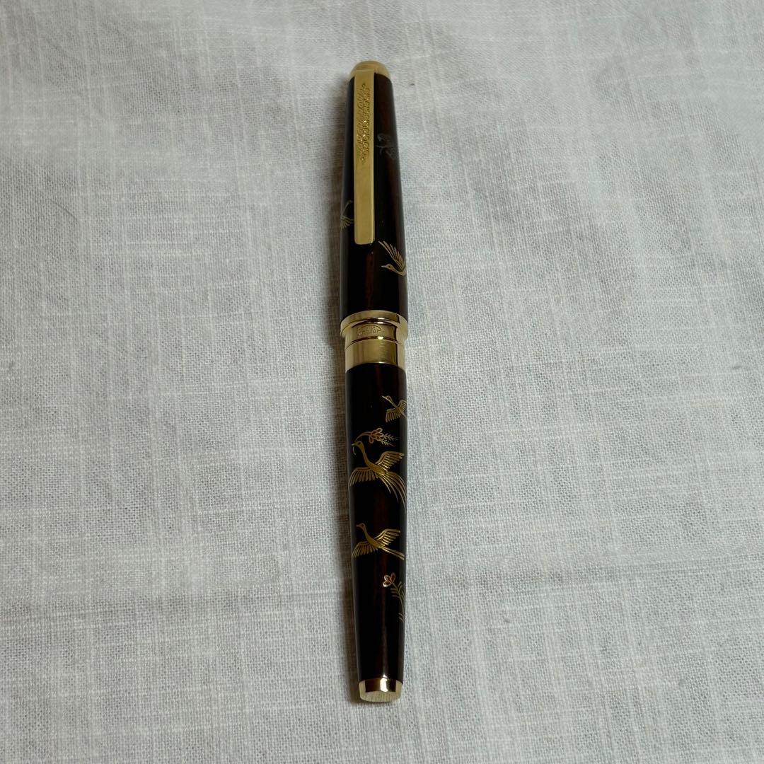 【早い者勝ち】SAILOR セーラー 万年筆 23Kペン先 蒔絵 鶴柄 高級