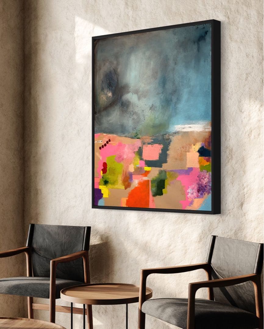 アクリル画　抽象画abstract art 新品　現代アート　大型