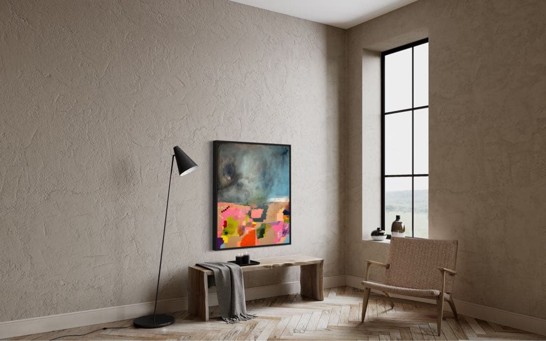 アクリル画　抽象画abstract art 新品　現代アート　大型