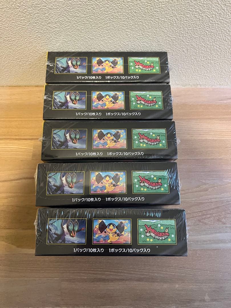 シュリンク付きポケモンカードゲームMEGAドリームex 5BOX