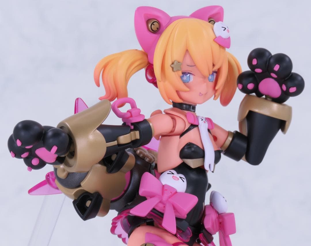 た*ー様 PUNI☆MOFU 黒マオ 改修 全塗装 完成品 コトブキヤ プラモデ