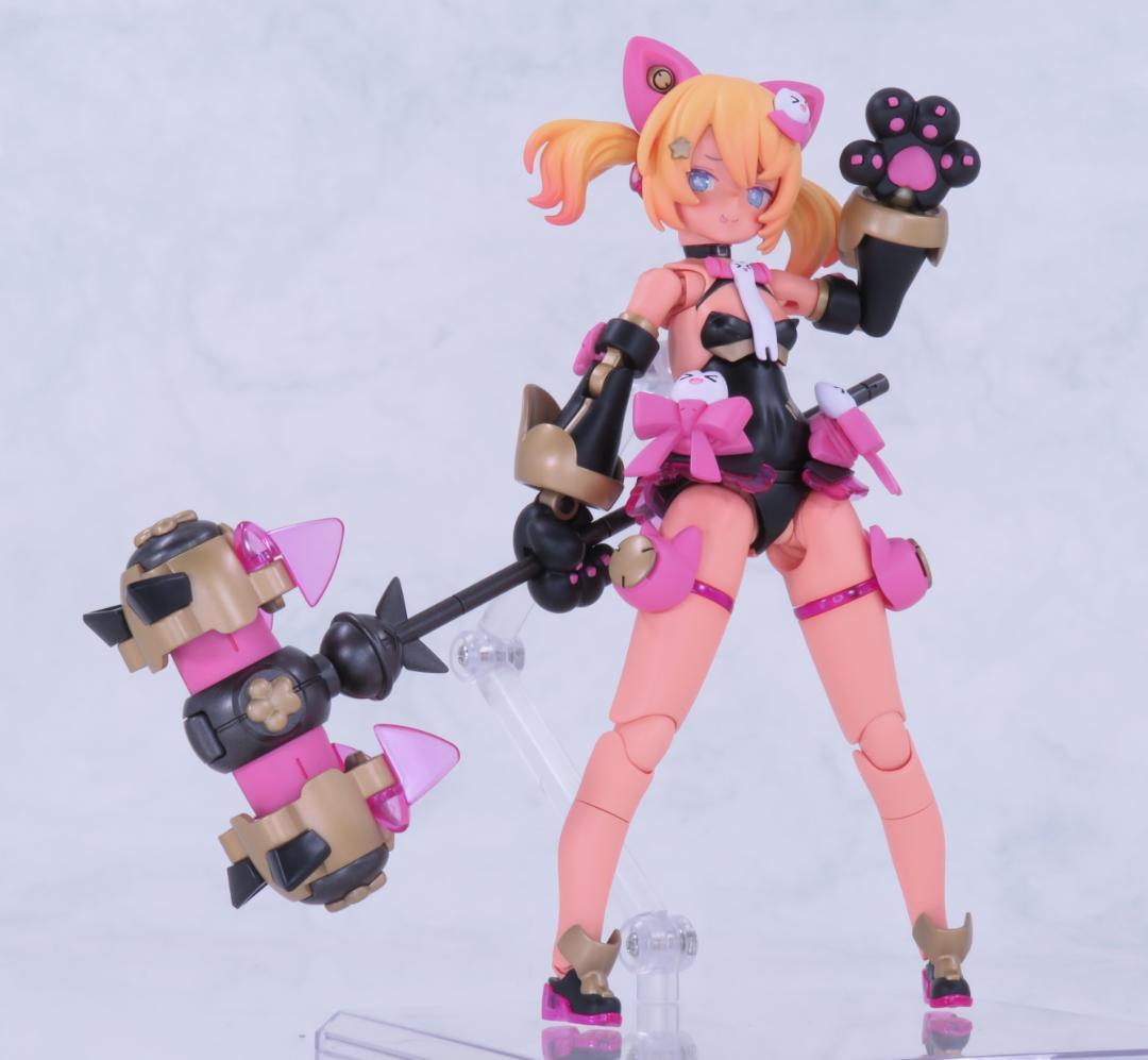 た*ー様 PUNI☆MOFU 黒マオ 改修 全塗装 完成品 コトブキヤ プラモデ