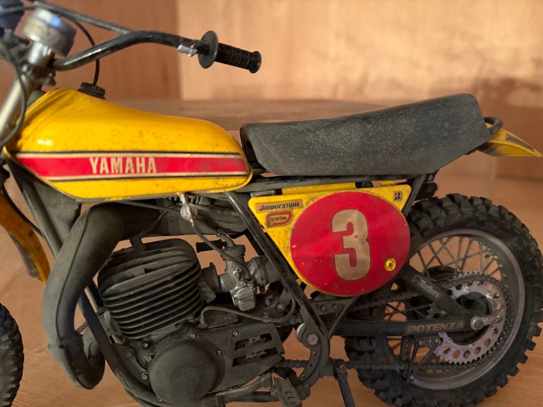 【O-1994】タミヤ ヤマハ YZ250 プラモデル ジャンク 1/6